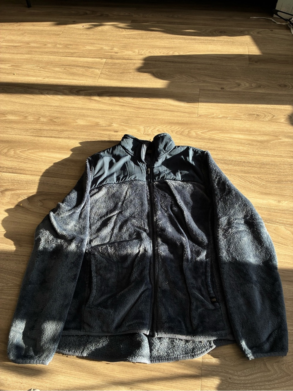 Discovery Men's Dark Navy Plush Fleece Jacket